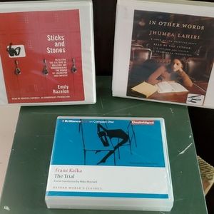 3 exLibrary Books on Tape